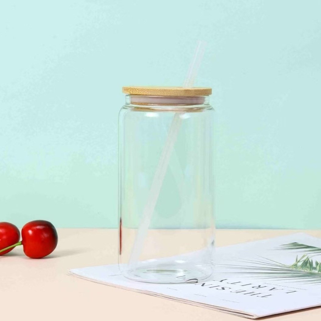 Factory direct sales of 16oz cylindrical straw cups, student straw cups, factory wholesale