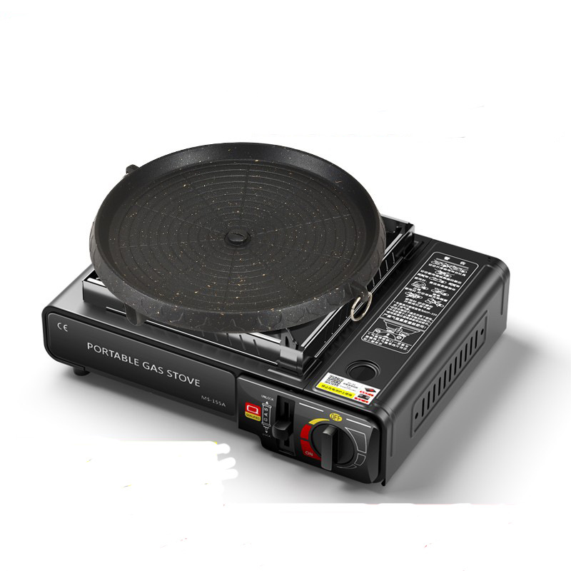 Kas gas stove, dual-purpose portable gas barbecue grill, magnetic butane vehicle-mounted outdoor gas stove, gas stove details Picture