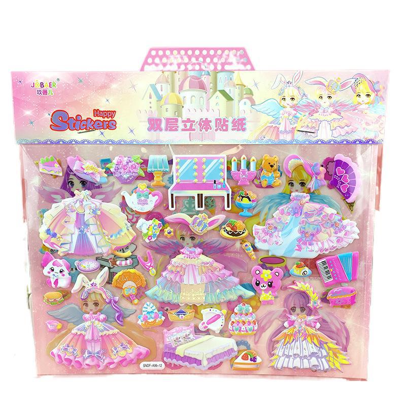 贴纸/造景贴纸/3Ⅾ浮雕贴/宝贴纸/水贴白底实物图