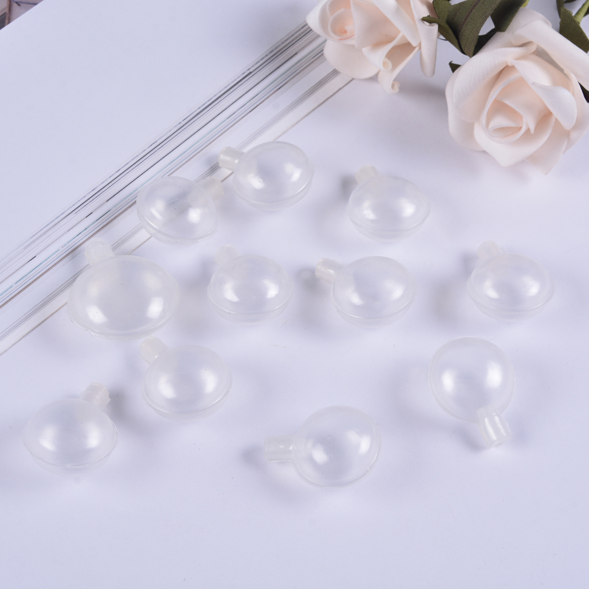 Toy accessories single and double bubble squeaks, airbag squeaks, BB squeaks, DIY blow-molded squeaks, sound generator, cat and dog pet squeaks Specification image
