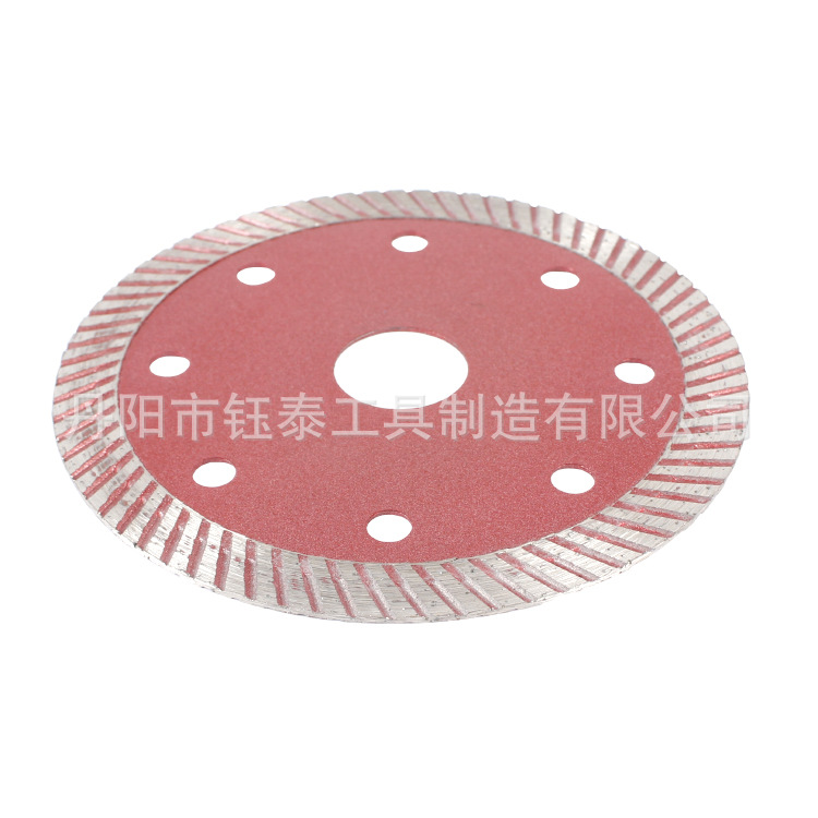 丹阳超薄105冷压细波纹金刚石锯片微晶石玻化砖陶瓷石材切割片白底实物图