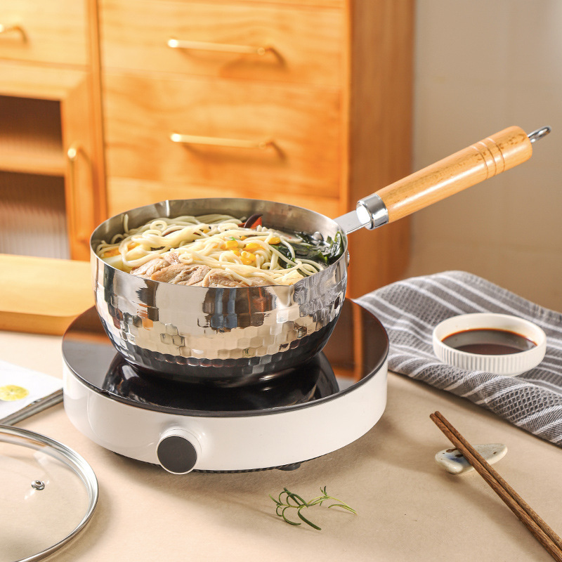 不锈钢锅/铸铁锅两用/煎饼锅/鈦鍋/煎锅产品图