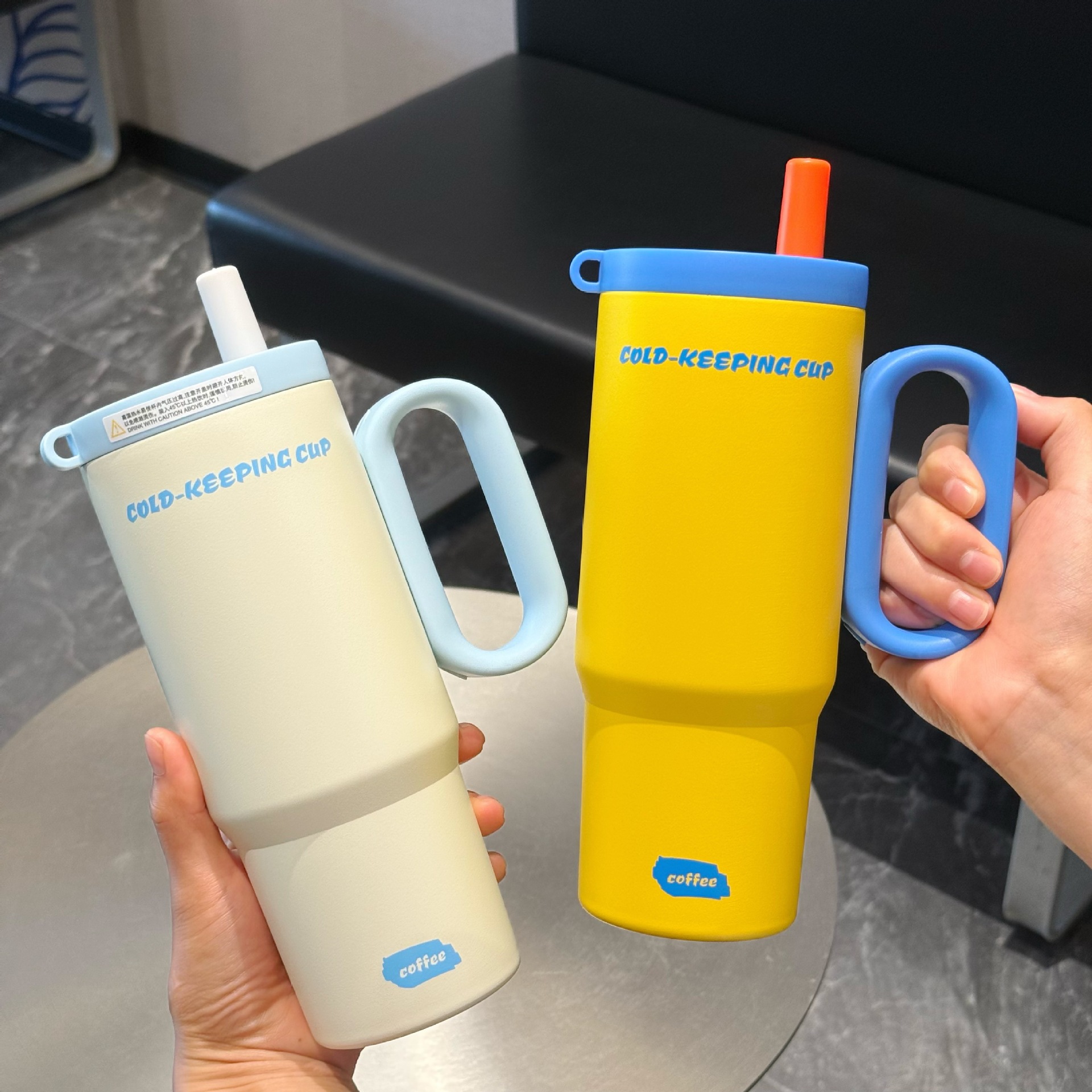 New large-capacity 316 stainless steel insulated cup, ice king cup for women, new cold insulation car stainless steel straw cup Application Scenario