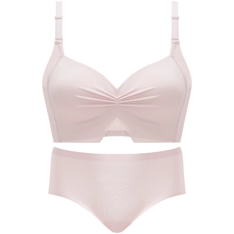 This ultra-thin women's bra with a large bust and a small bust makes it look slimmer. It has no trace and can prevent sagging. It gathers and supports the bra for summer Item Picture