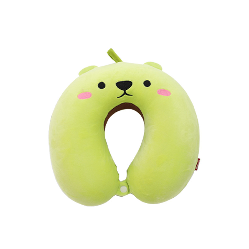 Cartoon fruit memory foam U-shaped pillow, Kanglehouse office travel slow rebound neck pillow, airplane neck pillow wholesale Item Picture