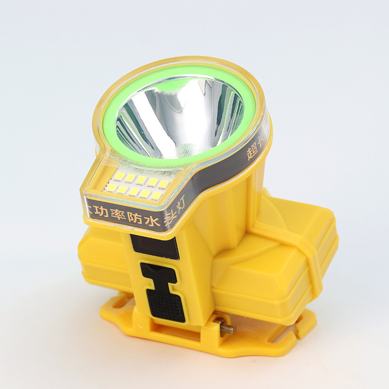 Smart display floodlight headlamp with 4000 lumens of strong light for outdoor camping lighting details Picture