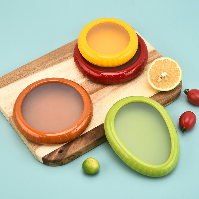 Hot-selling fruit preservation boxes with silicone film sealing from the in-stock factory, mini refrigerators for storing vegetables and avocados, Yamato details Picture