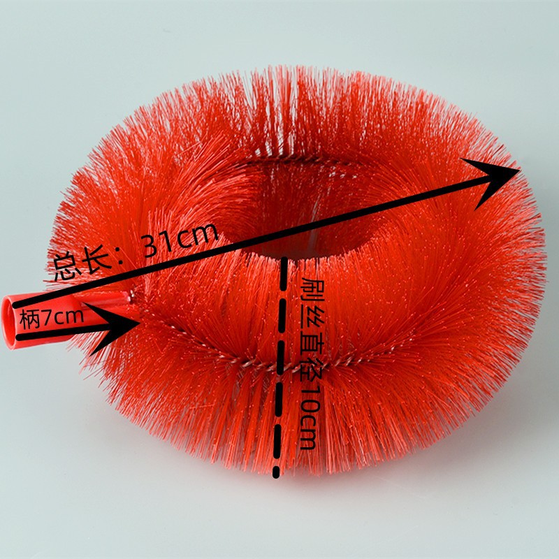 美梁工厂圆形清洁刷屋檐过滤刷清洁刷屋顶可伸缩清理刷清洁刷头                               产品图