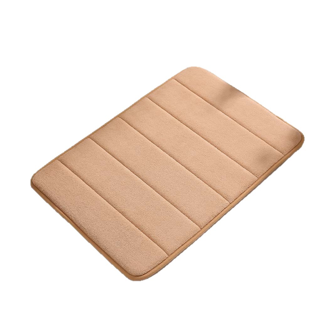 Coral fleece thickened sponge absorbent floor mat, bathroom washbasin foot mat, anti-slip mat for household entrance door Item Picture