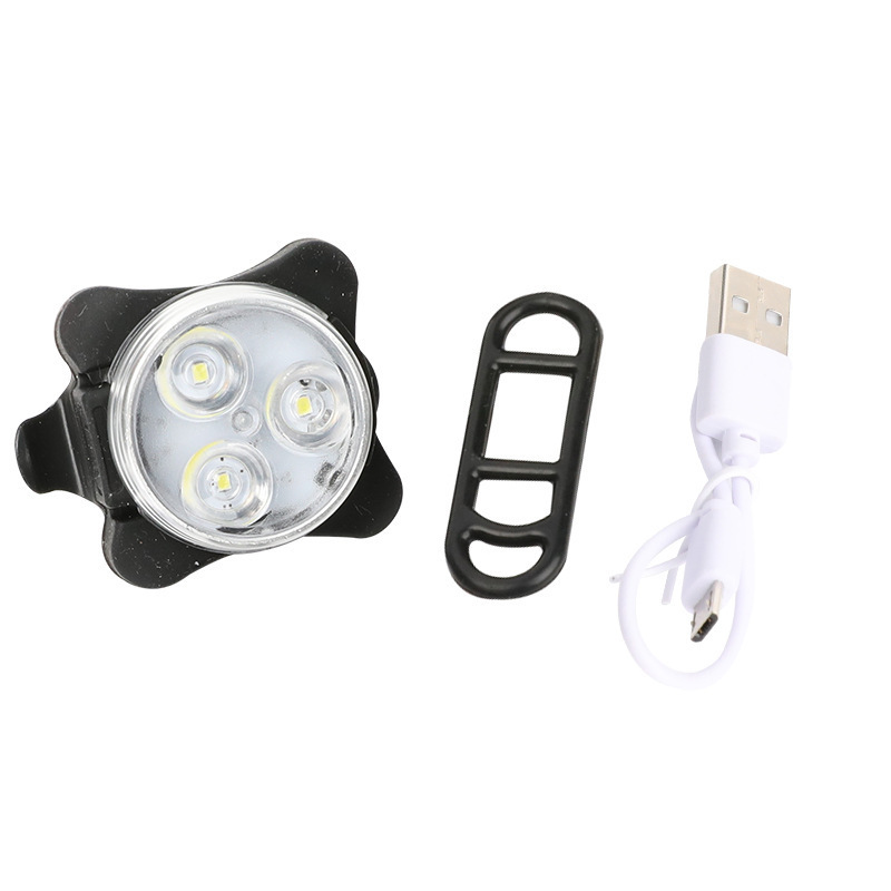 New mountain bike, bicycle, USB warning light, bicycle headlight + taillight, LED emergency light, cycling accessories Application Scenario