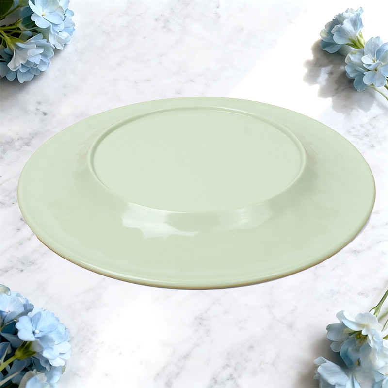 Foreign trade commercial ceramic imitation steak plates, durable vegetable plates, Western plates, seafood plates, pasta plates, tableware can be printed with logo OEM Specification drawing