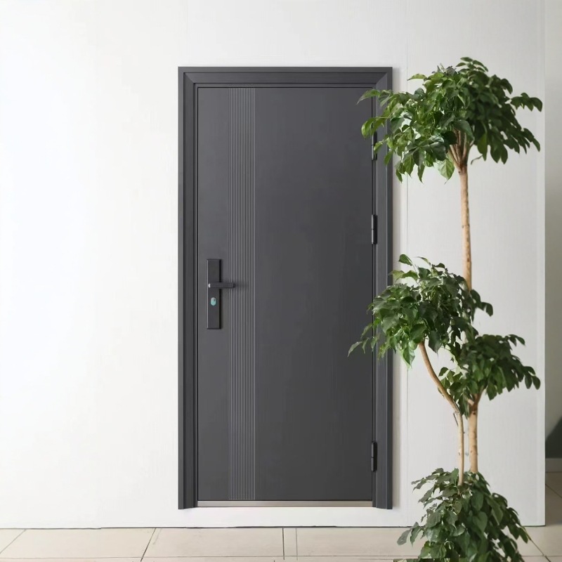 7 cm steel anti-theft door, entrance door, rental apartment door, security door, entrance door manufacturer wholesale gate details Picture