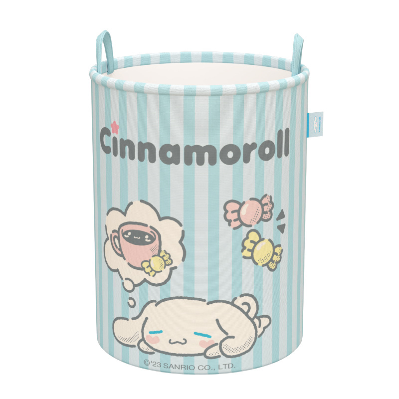 Genuine Sanrio free shipping, factory direct delivery, bathroom, household, large-capacity clothes basket, storage bucket, dirty clothes basket Item Picture