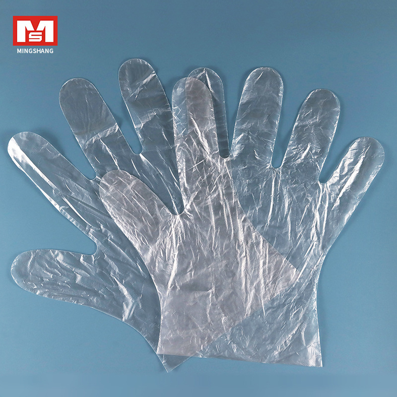 日本MS 2163一次性手套塑料加厚食品餐饮薄膜 抽取式美容pe手膜细节图