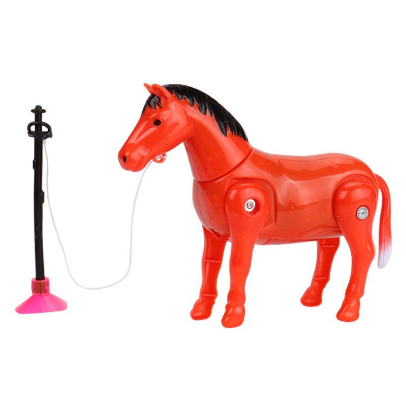 Electric pole horse toy, magnetic track, magnetic attraction maze, fairy tale trend, electric mini train, children's educational toy Item Picture