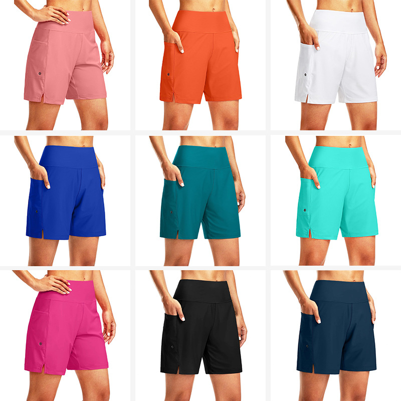 Cross-border foreign trade summer women's shorts, casual sports loose, Bata casual shorts, fitness running capri pants details Picture
