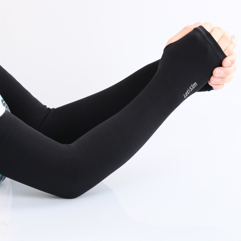 Nylon ice fiber sleeve sleeves, sun protection sleeve sleeves, ice sleeves, outdoor men's and women's driving and cycling sleeve guards, arm sleeves wholesale and customization Specification image