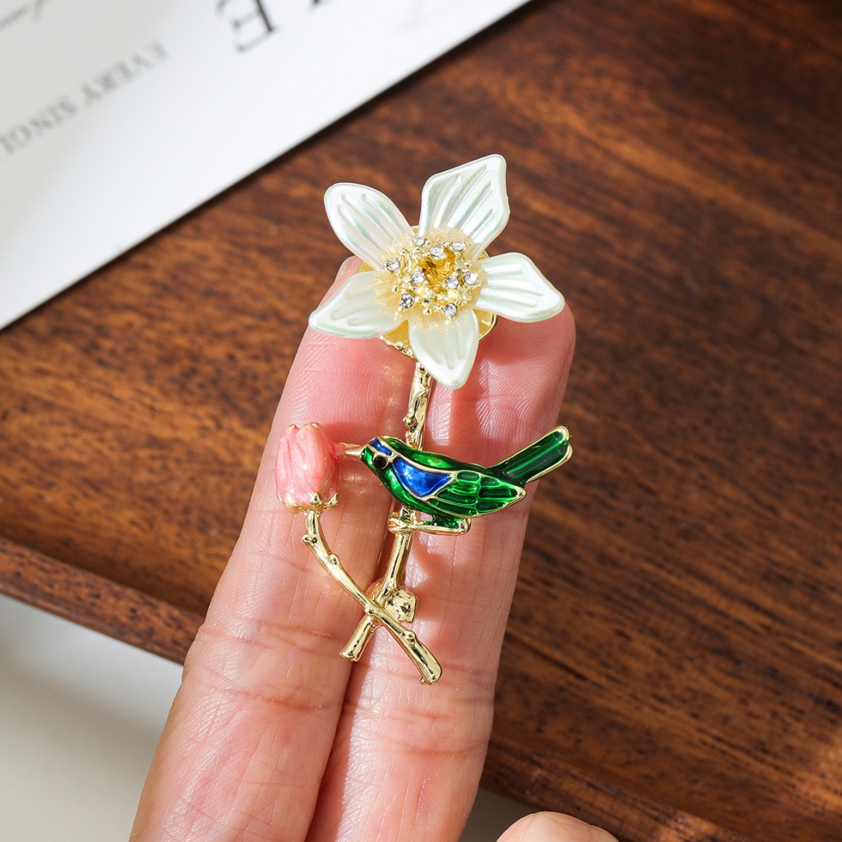 胸针/滴油徽章/滴油胸针徽章/胸针女士收腰时尚/穆斯林饰品细节图