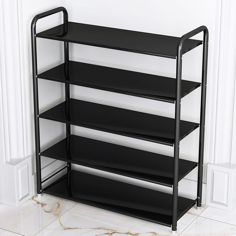 Cross-border shoe rack wholesale, simple floor-standing multi-functional shoe rack, metal modern and simple storage rack, dust-proof storage rack Application Scenario
