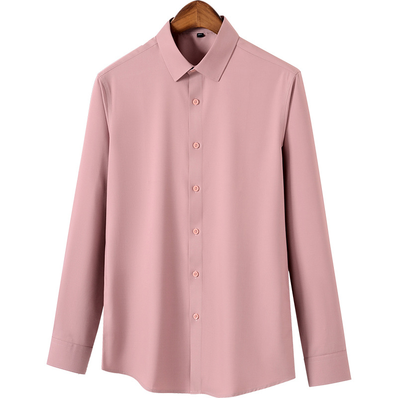 Multicolored long-sleeved casual men's shirt, men's twill shirt Item Picture