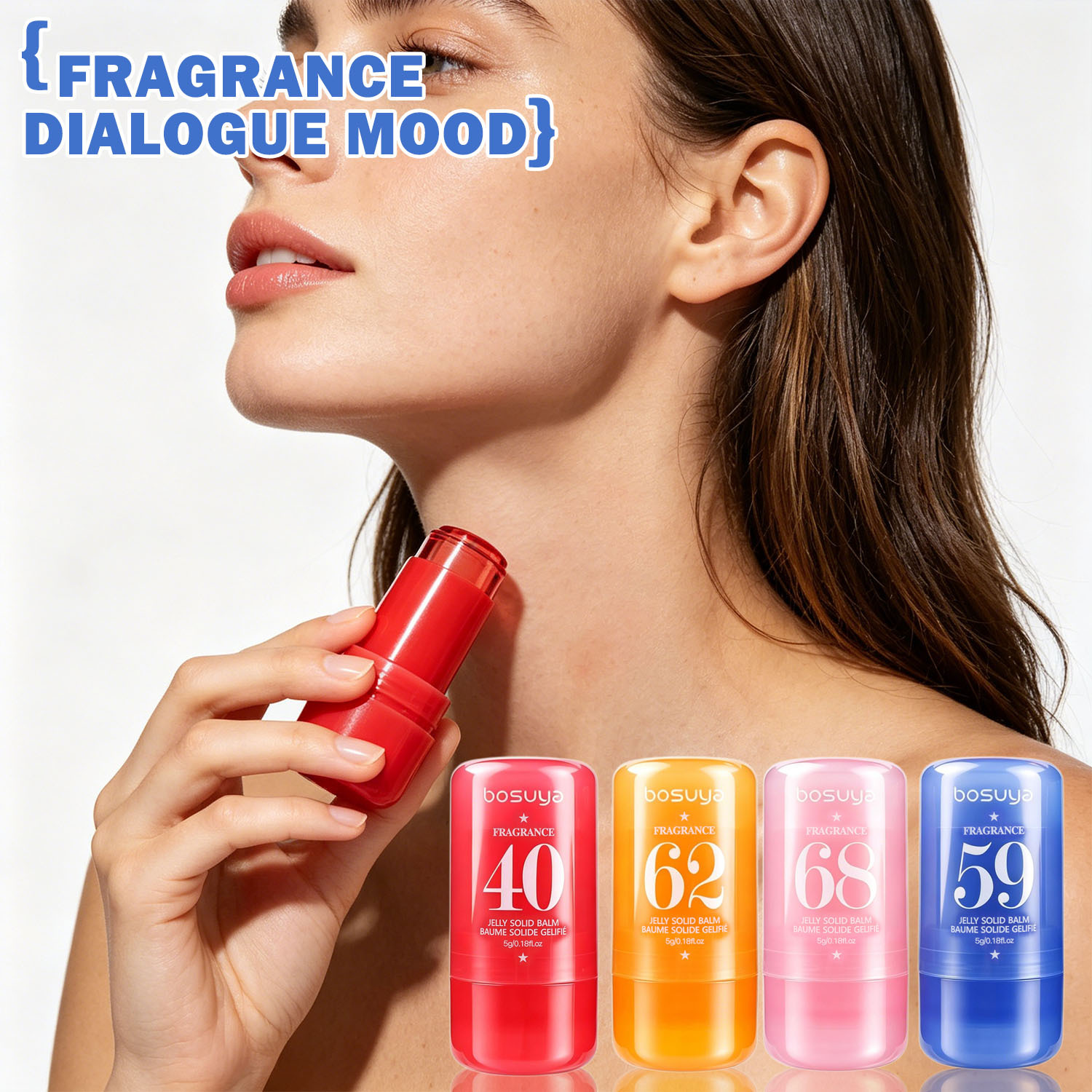 【 Cross-border Exclusive 】Bosuya Body Fragrance Cream Set, long-lasting fragrance, creamy texture, non-sticky, compact and portable details Picture