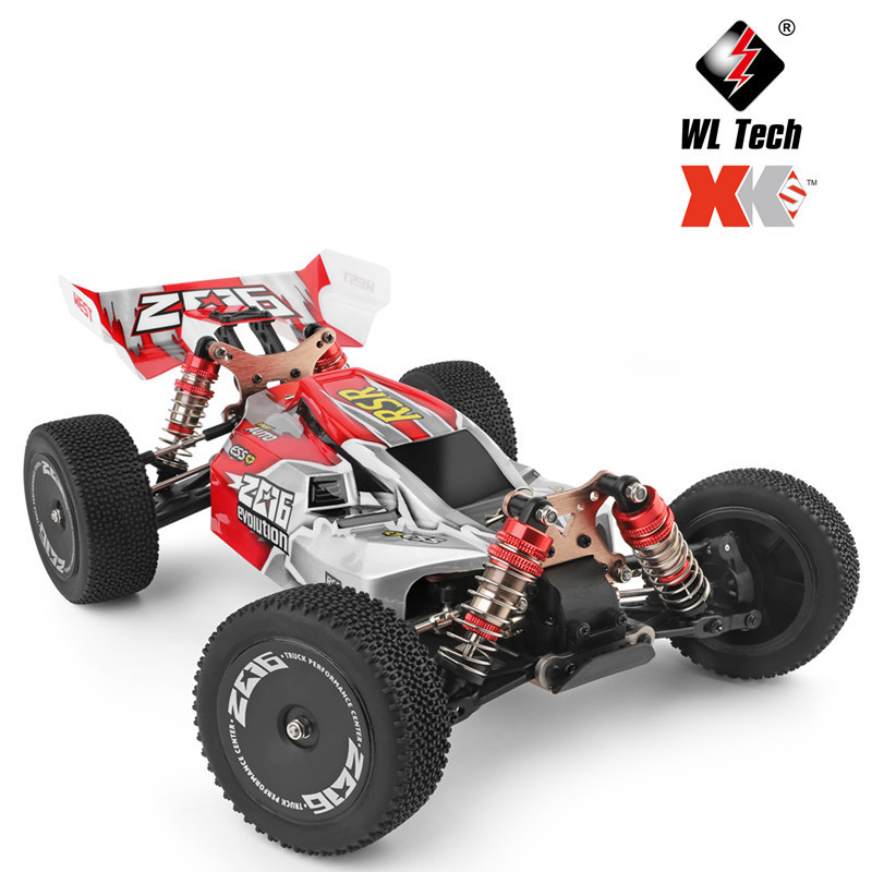 Cross-border Weili 144001 remote control car 1:14 electric four-wheel drive alloy high-speed racing desert off-road vehicle, 60km/h Specification image