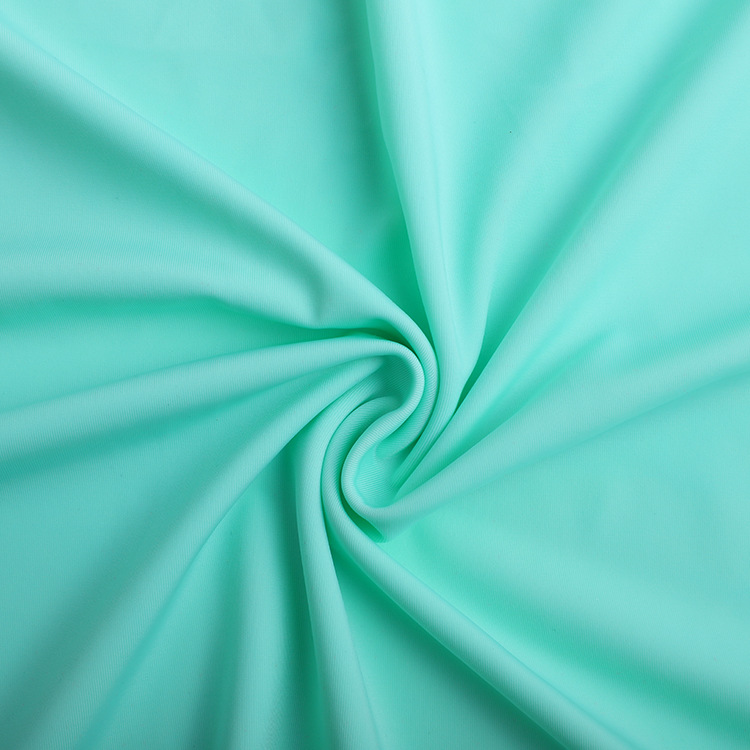 180g nylon semi-glossy swimming fabric stretch knitted Lycra nylon swimwear and sportswear fabric is available in stock