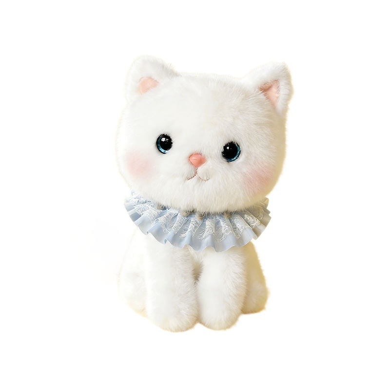 Transfronterizo bella gato encaje gato lindo peluche bonecos muñeca pacificador muñeca regalo de cumpleaños para niños Item Picture
