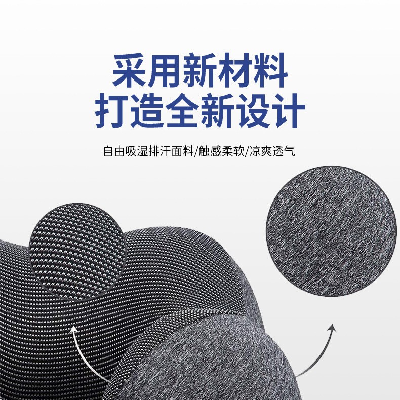 护颈u型枕记忆棉枕u形枕旅行午休办公靠脖收纳可收纳颈椎 details Picture