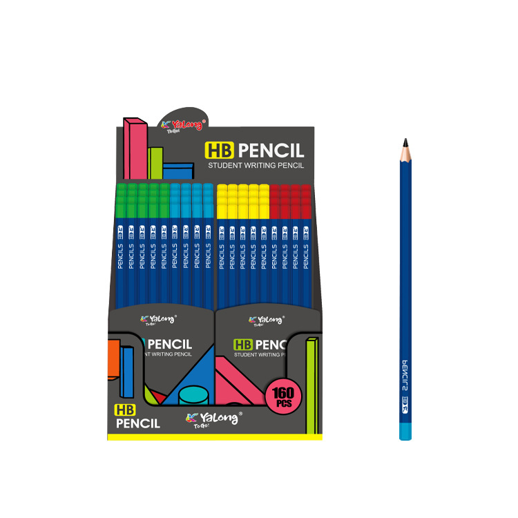 Yalong Cross-border Wholesale high-grade non-toxic HB hexagonal rod writing stationery standard pencils