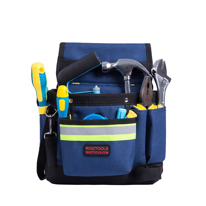 Bolun manufacturer's hardware repair electrician tool bag, Oxford cloth wallpaper tool waist bag, multi-functional waterproof tool bag Item Picture