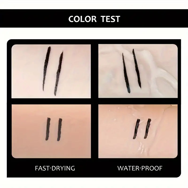 【 Cross-border Exclusive 】QICIY eyeliner is waterproof, quick-drying, long-lasting and does not smudge. Wholesale of cross-border makeup eyeliner details Picture