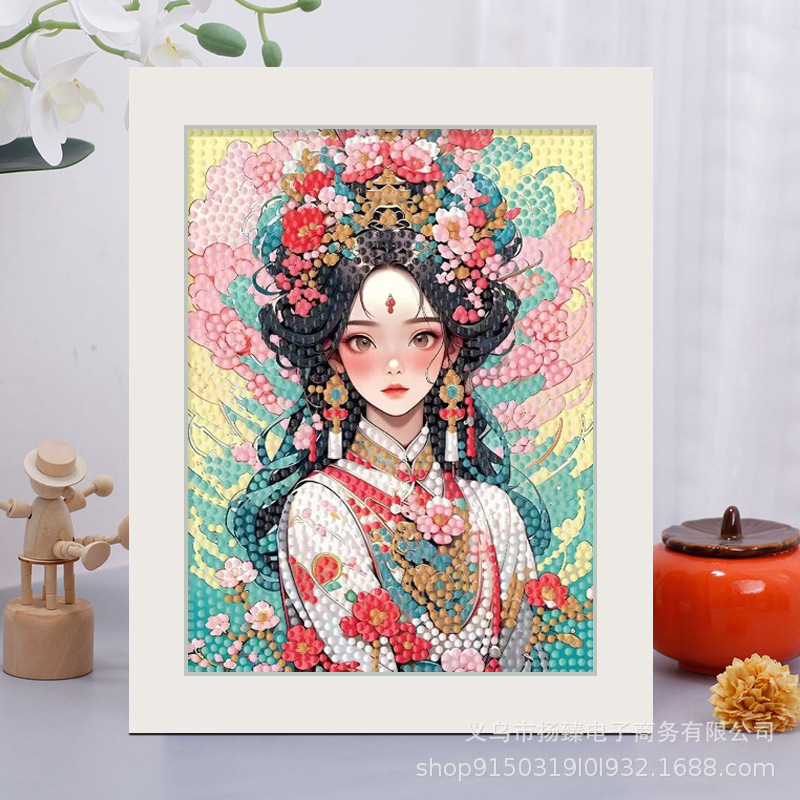 钻石画、皮画实物图