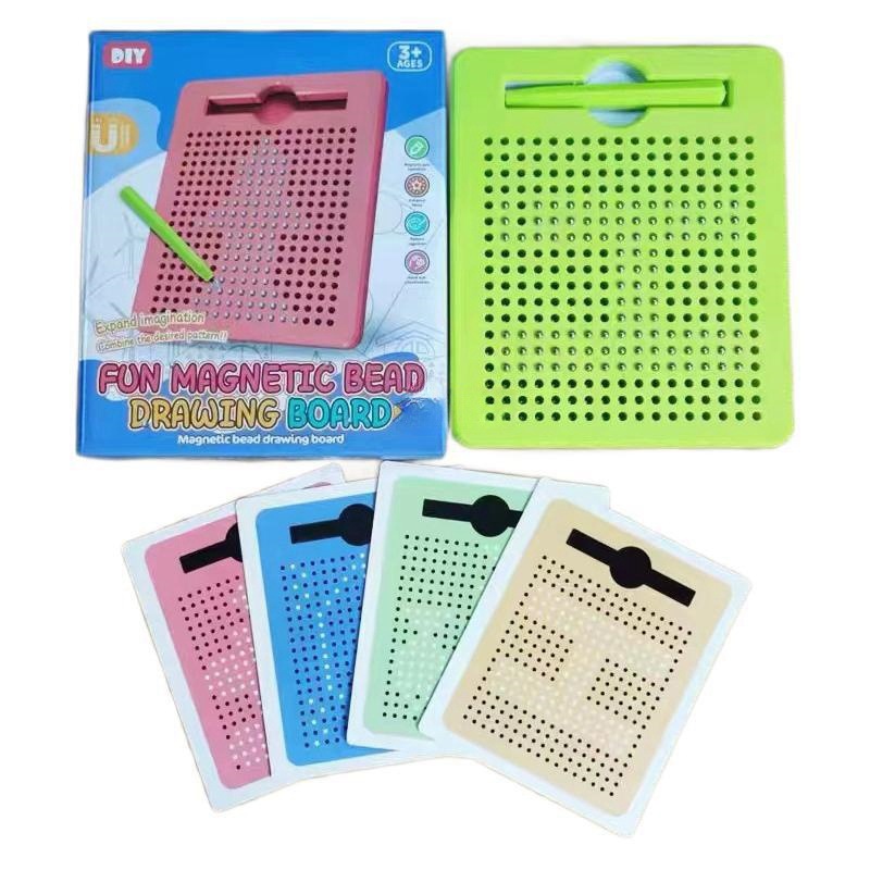 Magnetic supplies, magnetic beads, writing balls, children's educational pen movement drawing boards, DIY toys, stress-relieving cross-border goods Specification image