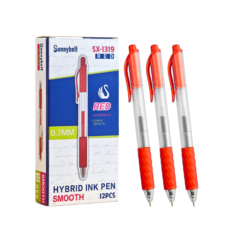 圆珠笔/油性圆珠笔/中性笔0.7mm/圆珠笔笔芯/空管圆珠笔白底实物图