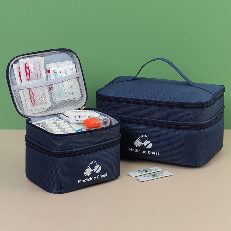 Family outdoor portable medicine storage bags, first aid kits, medicine boxes, emergency bags, epidemic prevention school health kits Specification image
