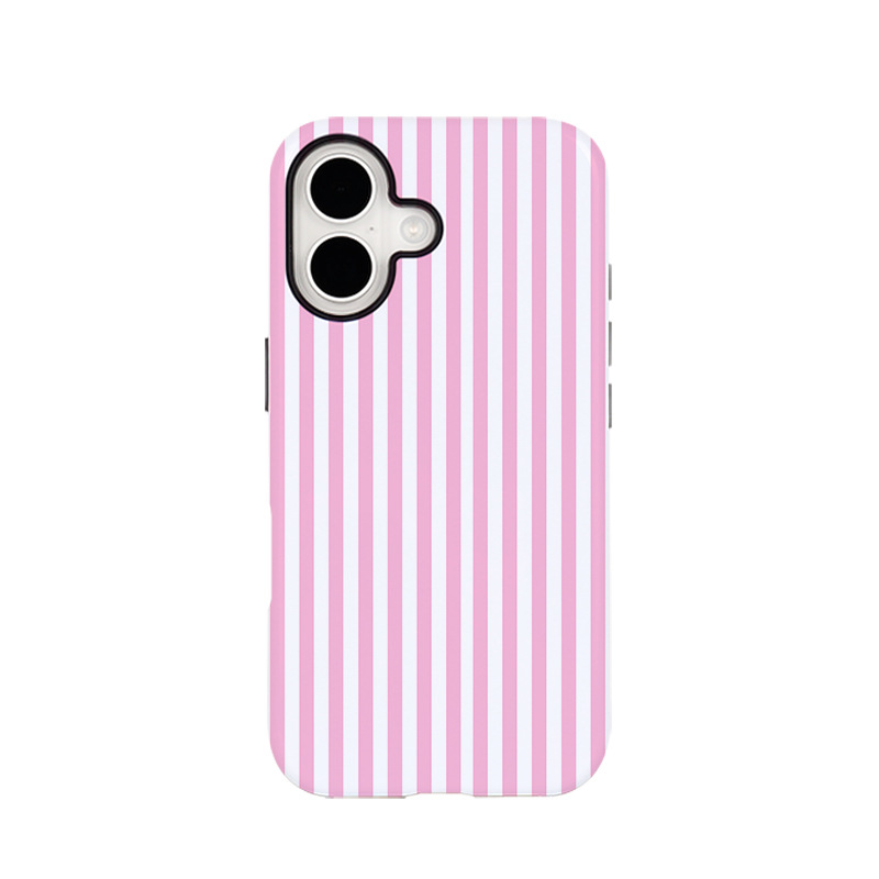 The striped collection is suitable for Apple 17 heat transfer film 2-in-1 phone case 16pro/15 for cross-border foreign trade Android Item Picture