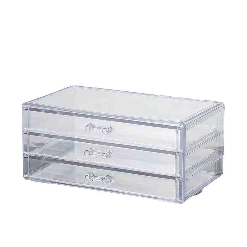 收纳盒/家用收纳/收纳/化妆品置物架/桌面收纳盒白底实物图