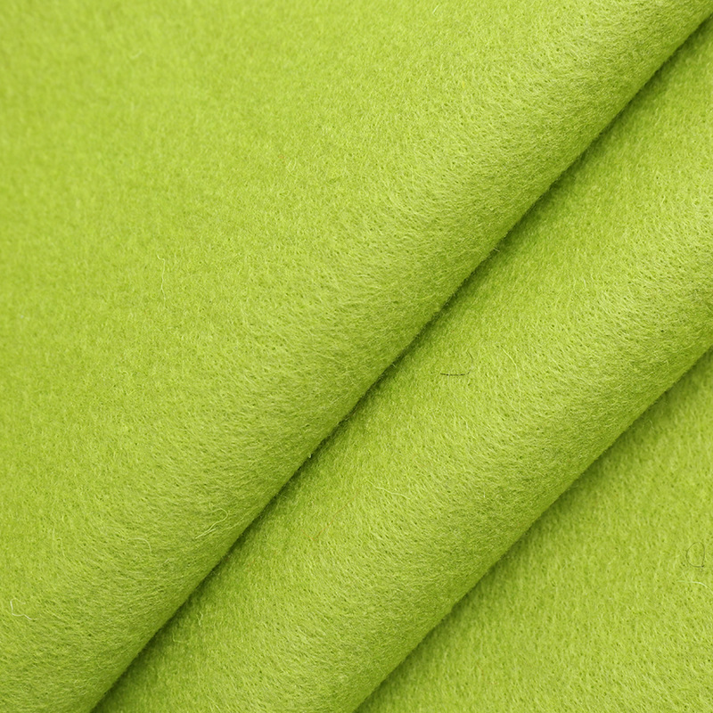 Colored wool felt needled textured non-woven fabric source factory, handbags, luggage, file bags needled cotton details Picture