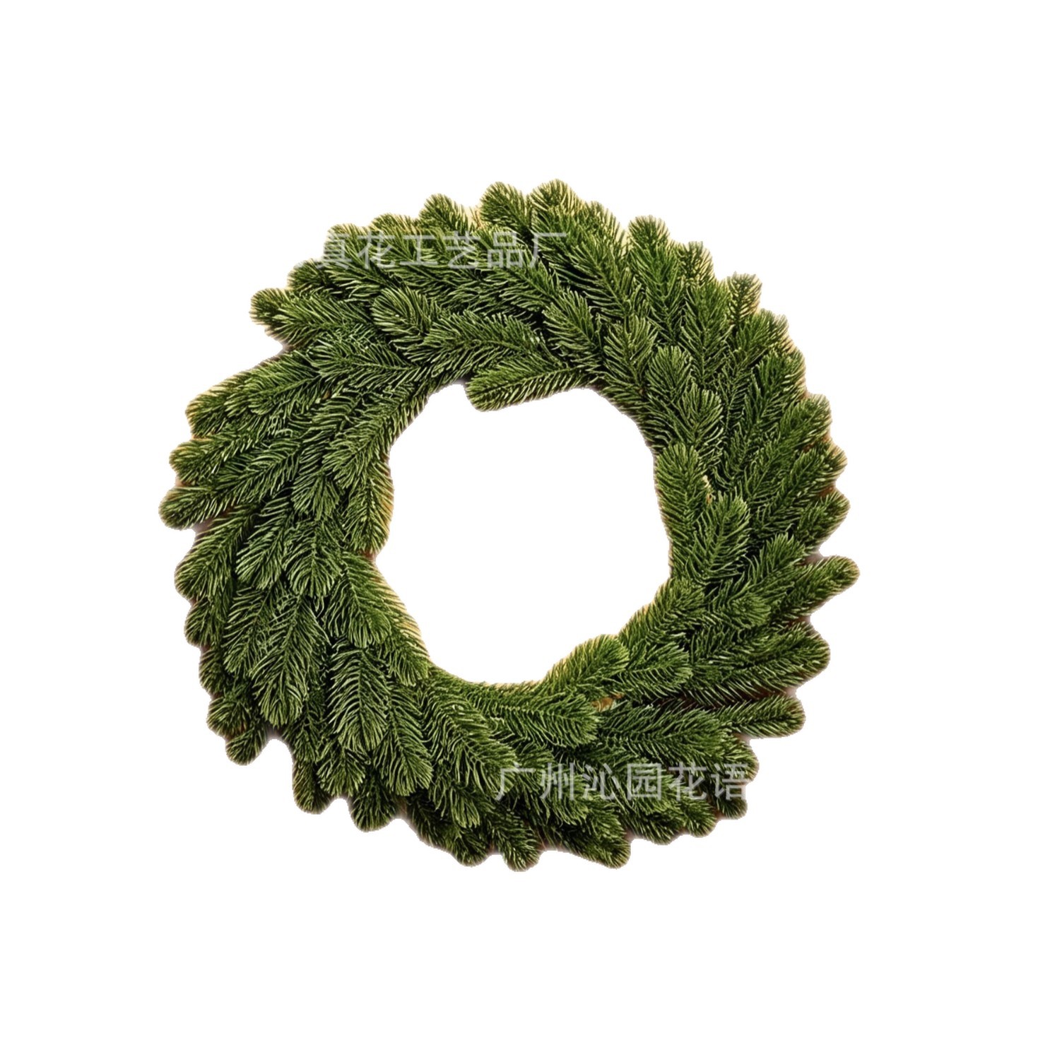 Christmas decorations: Merry Christmas, green pine branch simulation wreaths, high-fidelity rattan flower walls, dried flower simulation flower pieces Item Picture