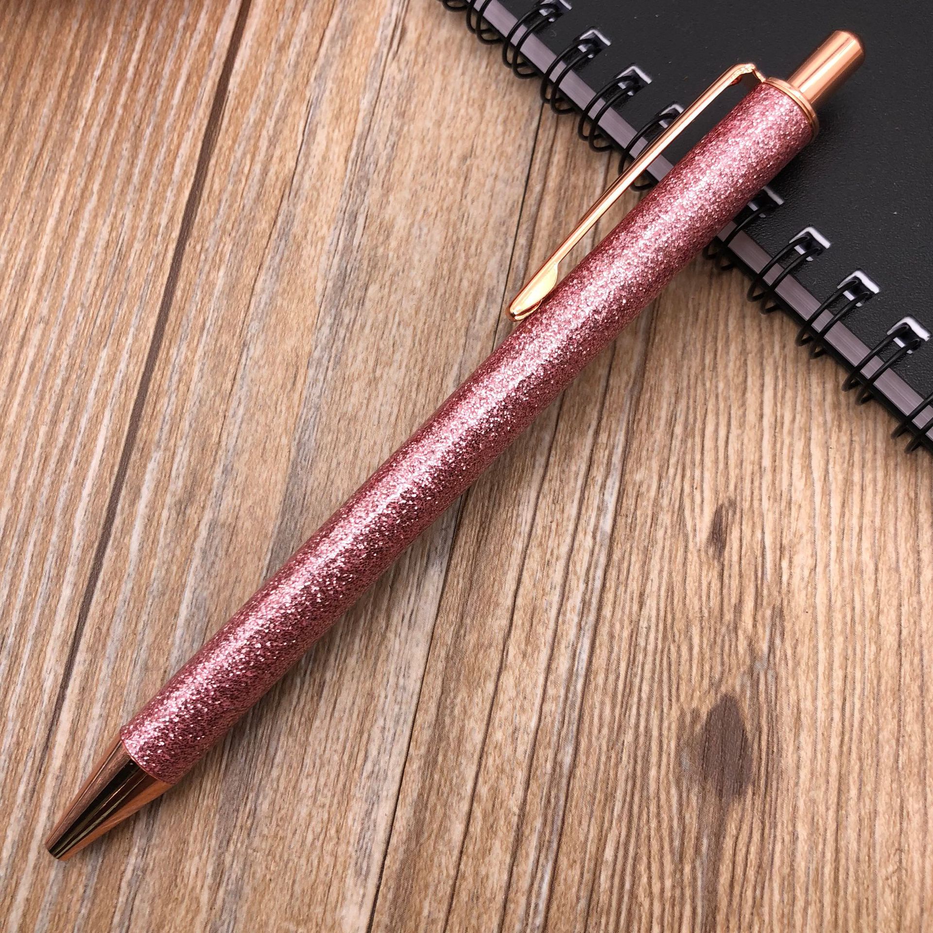 Copper all-metal ballpoint pens, press cover pens, advertising pens, gift pens, metal pens in stock Item Picture