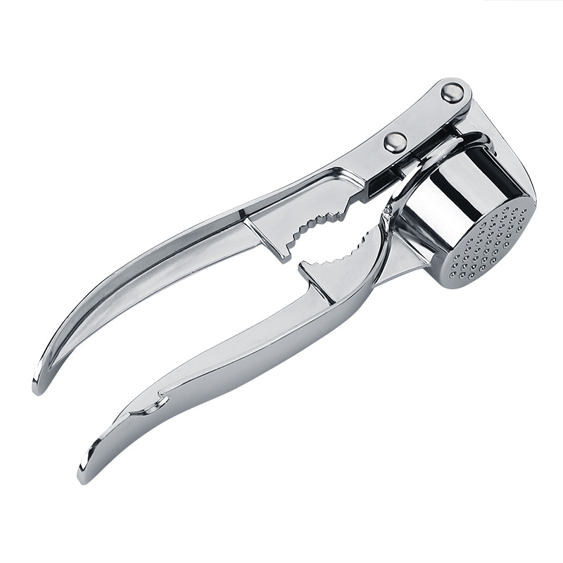 Stainless steel manual small garlic press for mincing garlic, kitchenware for pouring minced garlic, manual garlic press Item Picture