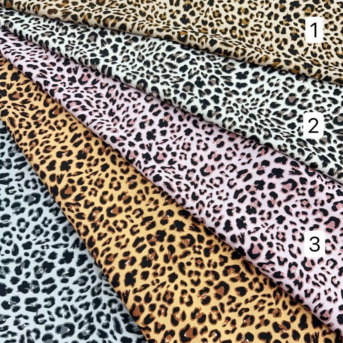 New four-sided elastic textile printed leopard print fabric for luggage, clothing, children's clothes and pet fabric