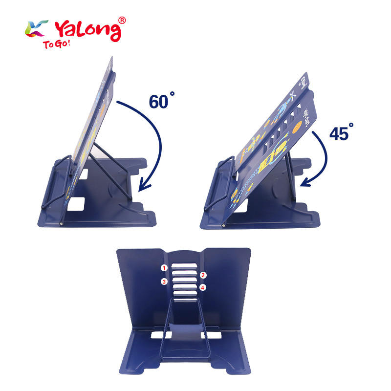 Yalong Cross-border 2024 New Modern Metal desk Stand, bookshelf, reading display board, children's learning tool