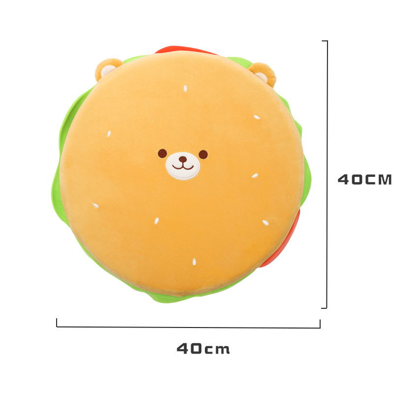 Cartoon cute bear seat cushion, Kanglewu memory foam thickened warm seat cushion, detachable and washable, custom order details Picture