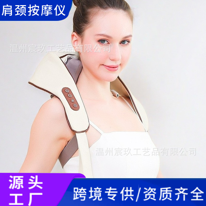Cross-border shoulder and neck massager, cervical massager, massage the trapezius muscle of the shoulder, cervical multi-functional heating simulation human hand