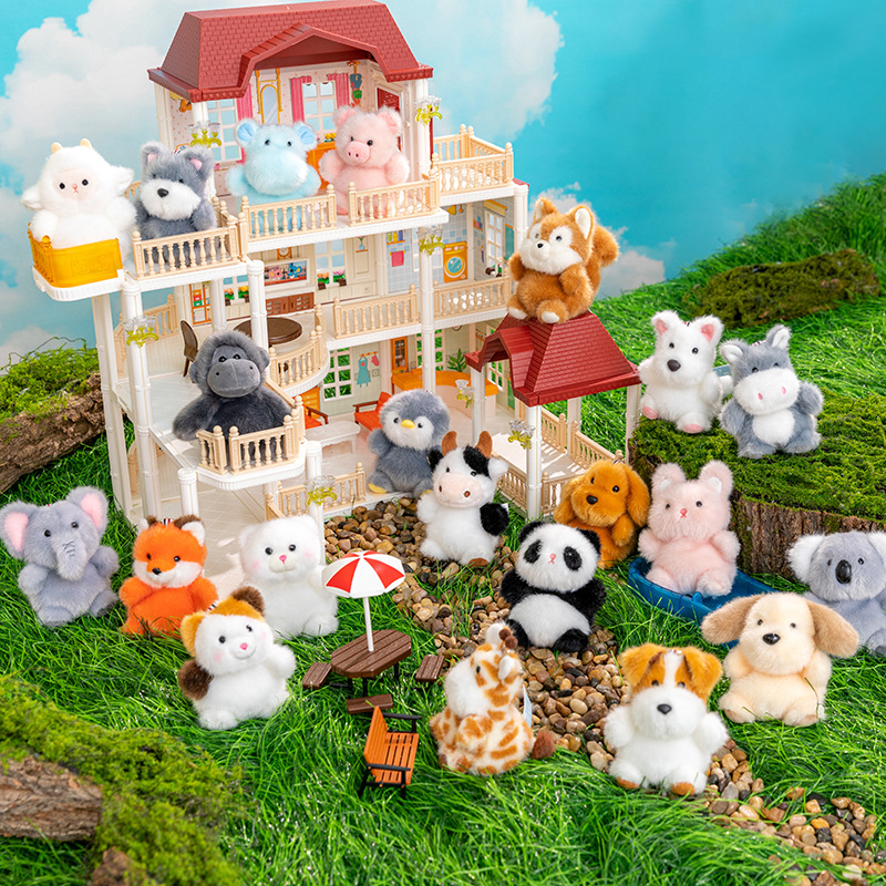 Plush toy pendants, Little Bean series mini dolls, soothing and stress-relieving figurines, trendy wholesale bags and pendants Application Scenario