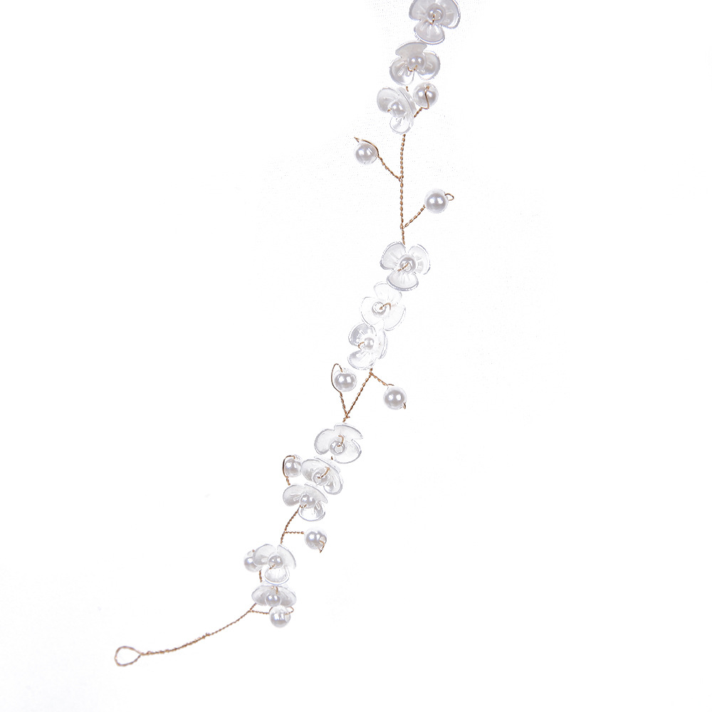 Bride's headwear, wedding accessories, hand-woven pearl hair accessories, clothing accessories, hat accessories, headwear accessories Item Picture