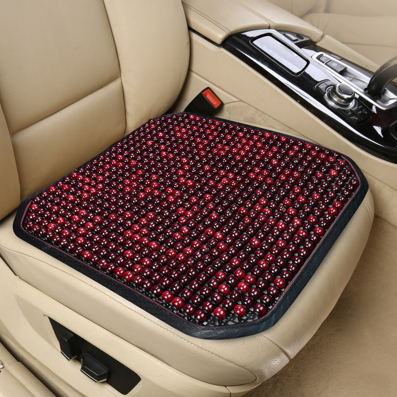Factory direct supply of car seat cushions, summer backrest coolers, lumbar support cushions, ventilated and breathable wood beads, all-season compatible seat cushions Application Scenario
