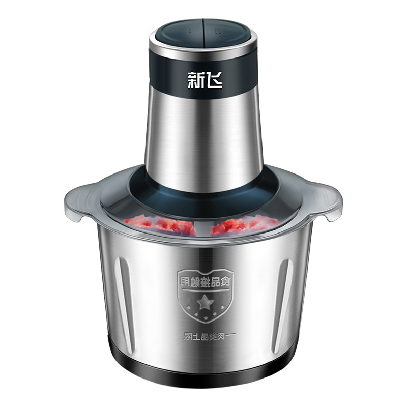 Household and commercial meat grinder, stainless steel multi-functional electric food processor, garlic minced vegetable and minced meat grinder Item Picture